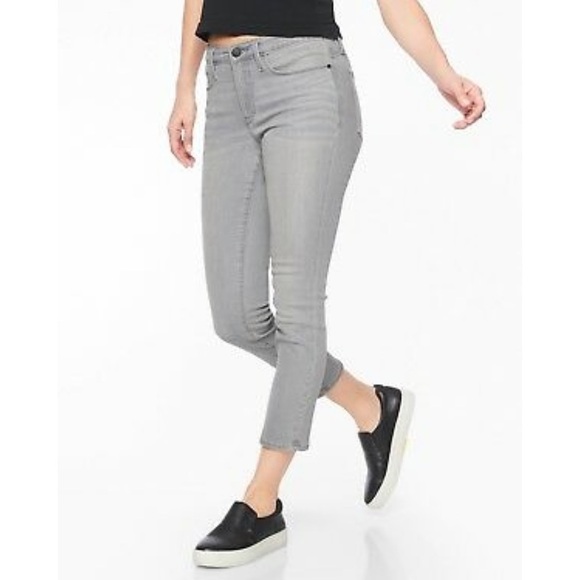 Athleta Denim - ATHLETA NWOT SCULPTEK SKINNY CROP JEAN GRANITE WASH, SZ 8 RUNS SMALL TO SZ 6